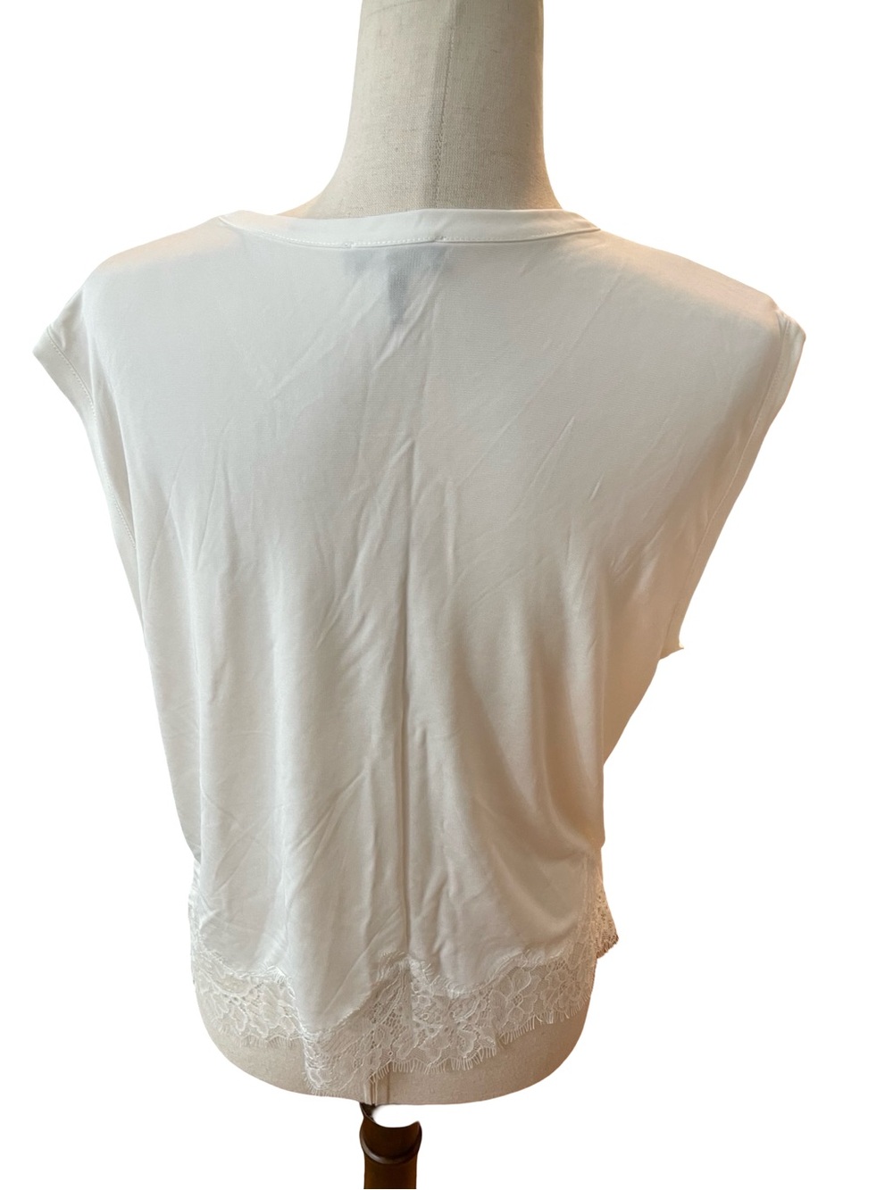 RAG & BONE Creamy White Lace Shell - Picture 6 of 12